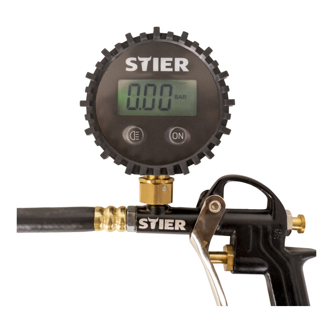 STIER Strumento digitale di misura del gonfiaggio degli pneumatici SRFD-12B