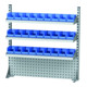STIER Struttura a pareti multiple largh.xalt. 1000x950 mm 1 pannello forato 3 ripiani-1