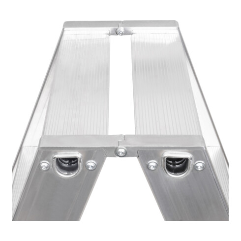 STIER Stufen Stehleiter Premium 2x8 Stufen beidseitig begehbar