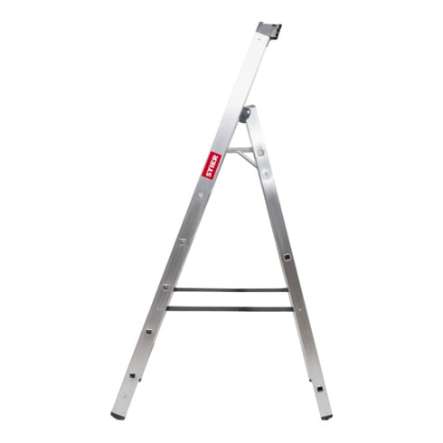 STIER Stufen Stehleiter Premium 6 Stufen einseitig begehbar