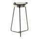 STIER Supporto per sacco portarifiuti nero per 120 l di volume, largh.x prof.x alt. 515x515x935 mm-1