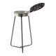 STIER Supporto per sacco portarifiuti nero per 120 l di volume, largh.x prof.x alt. 515x515x935 mm-2