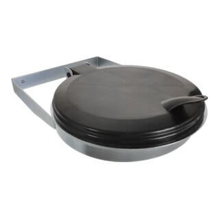 STIER Supporto per sacco portarifiuti per fissaggio a parete nero per 120 l di volume largh.xprof.xalt. 550x370x100 mm