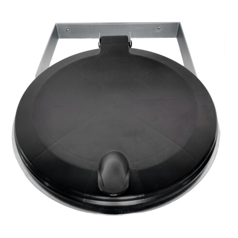 STIER Supporto per sacco portarifiuti per fissaggio a parete nero per 120 l di volume largh.xprof.xalt. 550x370x100 mm