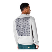 STIER sweatshirt met ronde hals stijl print 