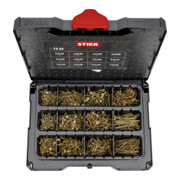 STIER Systainer I T-LOC con viti per pannelli truciolari con 1380 viti-5