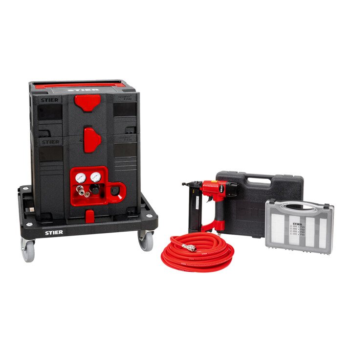 Set STIER Systainer-Kompressor-Set + Ausblaspistole FlowControl