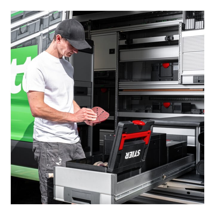 STIER Systainer³ I M112 leer, Kunststoff, kompatibel mit Festool/Tanos/Bott/Lamello