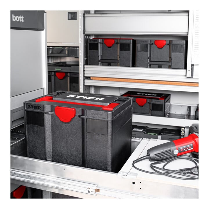 STIER Systainer³ IV M337 leer, Kunststoff, kompatibel mit Festool/Tanos/Bott/Lamello