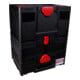 STIER Systainer³ Rack, noir, 296 × 396 × 154 mm, compatible avec 2x Systainer S