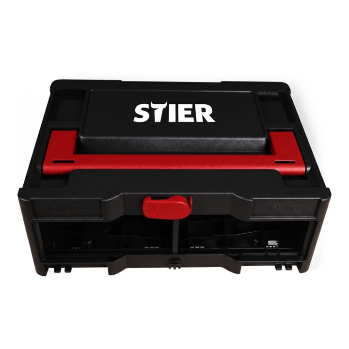 STIER Systainer³ Rack, noir, 296 × 396 × 154 mm, compatible avec 2x Systainer S
