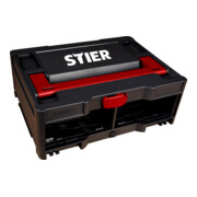 STIER Systainer³ rek, zwart, 296 x 396 x 154 mm, compatibel met 2x Systainer S-1