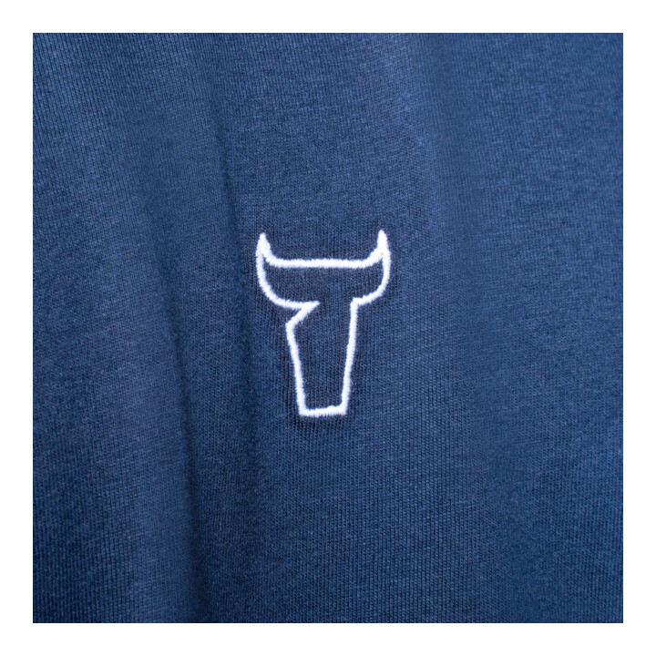 STIER T-Shirt embro essential coton bio M marine