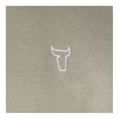 STIER T-Shirt embro essential organic cotton L olive