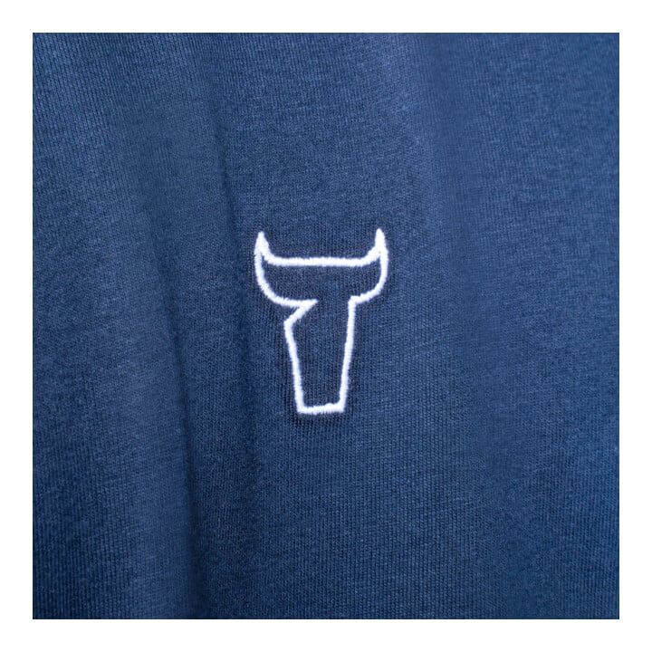 STIER T-Shirt embro essential organic cotton M navy