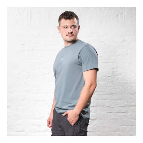 STIER T-Shirt embro essential organic cotton