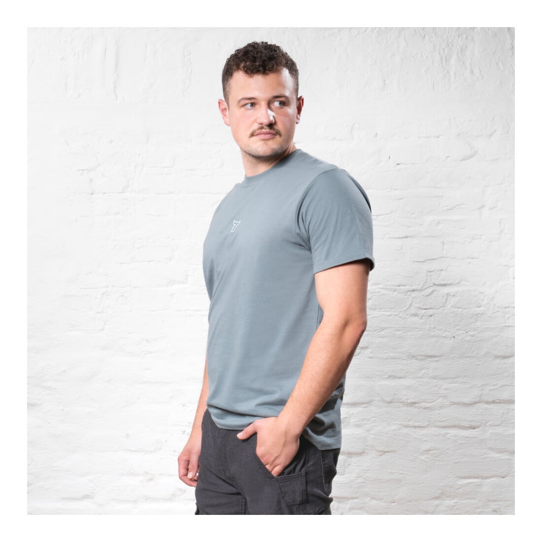 STIER T-Shirt embro essential organic cotton