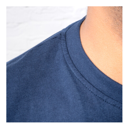 STIER T-shirt embro essential organic cotton