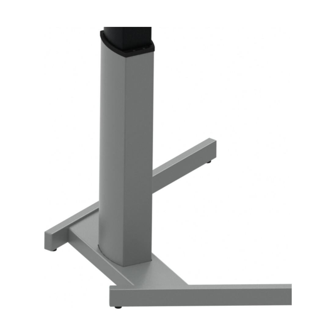 STIER Table haute 501-19 électrique réglable en hauteur 138 x 92 cm Noyer plateau mélaminé 68-120 cm