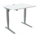 STIER Table haute 501-43 électrique réglable en hauteur 65-125 cm 100 × 80 cm blanc mélaminé