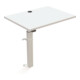 STIER Table haute 501-9 électrique réglable en hauteur 80 × 60 cm blanc