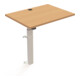 STIER Table haute 501-9 réglable en hauteur électrique 80 × 60 cm hêtre