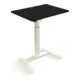 STIER Table haute électrique 501-9 80 x 60 cm Noir/Blanc mélangé 72-120 cm