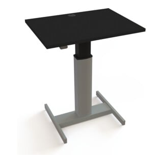STIER Table haute électrique réglable en hauteur 80 x 60 cm, H 68-120 cm