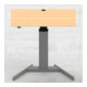 STIER Table haute réglable en hauteur électriquement 501-19 100x80cm hêtre mel., 68-120cm-1
