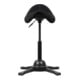 STIER Tabouret de selle avec siège creux hauteur d'assise 480-660 mm noir-1