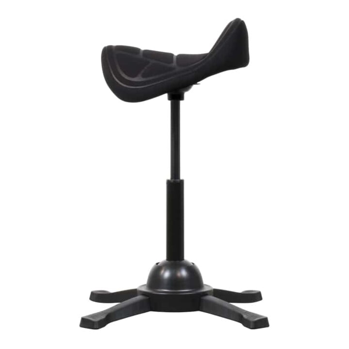 STIER Tabouret de selle avec siège creux hauteur d'assise 480-660 mm noir