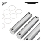 STIER Tandem-Lastrollen-Set Nylon inkl. Achsen + Wippen für Hubwagen-5