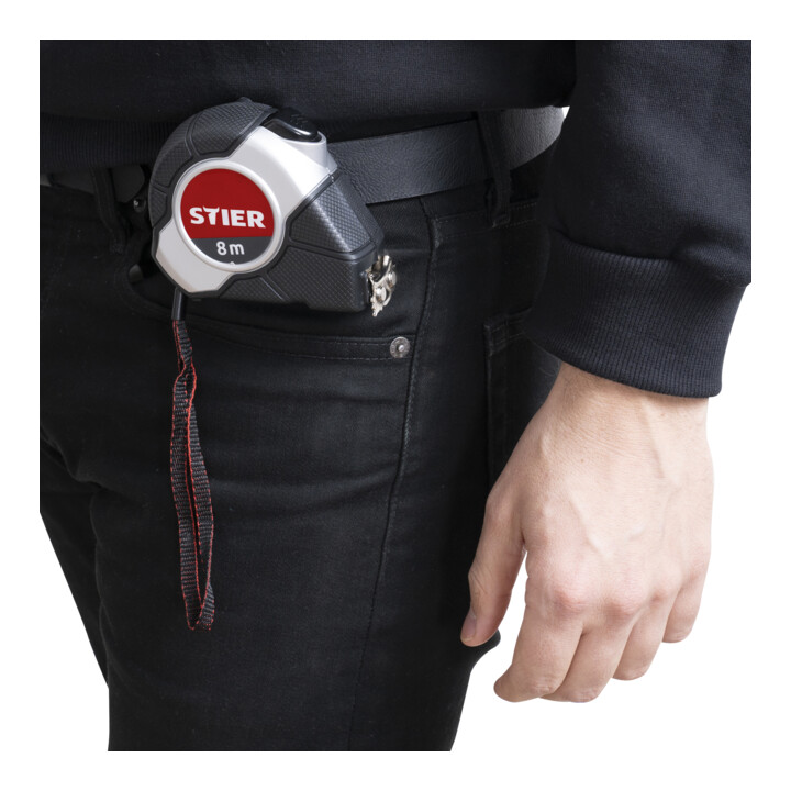 STIER Taschenbandmaß 8 m