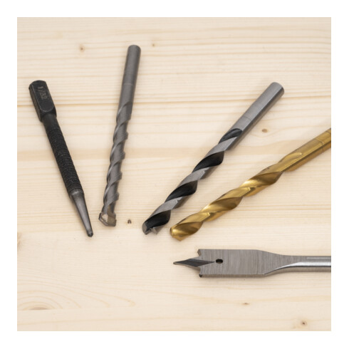 STIER TiN-Bohrer-, Säge- und Bit-Set 100-teilig