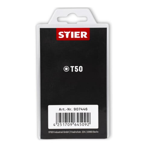 STIER TORX®-Bit-Großpackung T50