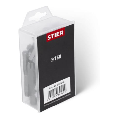 STIER TORX®-Bit-Großpackung T50