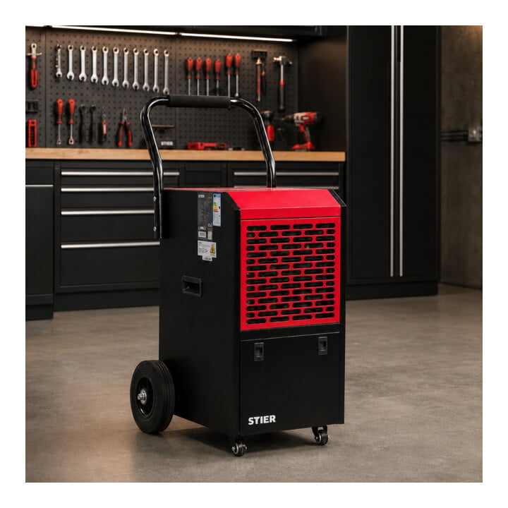 STIER Tragbarer Luftentfeuchter mit Smart Control - 50L/Tag - 800 W