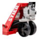 STIER Transpallet portata 2000 kg lunghezza delle forche 1800 mm pneumatici in nylon-4