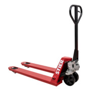 STIER Transpallet portata 2000 kg lunghezza delle forche 2000 mm pneumatici in nylon