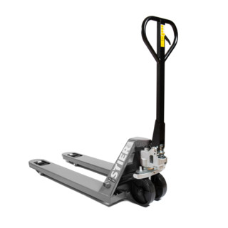STIER Transpallet, portata 2500 kg, lunghezza delle forche 1150 mm, pneumatici in nylon grigio