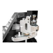 STIER Transpallet, portata 2500 kg, lunghezza delle forche 1150 mm, pneumatici in nylon grigio-3