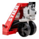 STIER Transpallet, portata 2500 kg, lunghezza delle forche 800 mm, pneumatici in nylon-5
