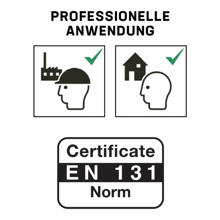 STIER trapladder 8 treden eenzijdig oploopbaar