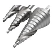 STIER trappenboorset HSS-G 3-delig in cassette, 4-12, 4-20, 4-30 mm-5