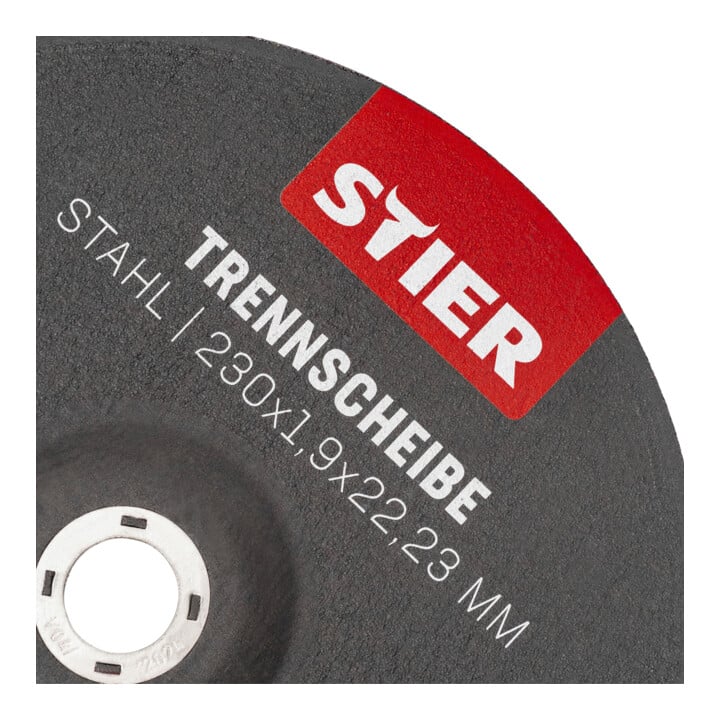 STIER Trennscheiben Stahl 230 x 1,9 x 22,23 Form 42 gekröpft