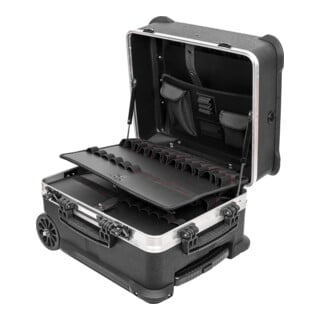 STIER Trolley portautensili Premium con lucchetti TSA, vuoto