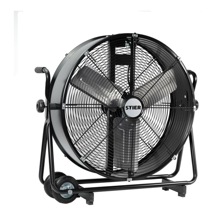STIER Trommelventilator fahrbar 330W Ø600mm