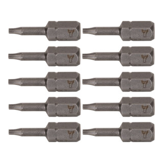 STIER TX-Bit TX 7, Form C 6,3, Länge 25 mm, 10er Pack