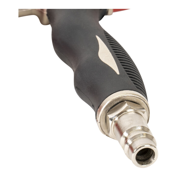 STIER uitblaaspistool met verwisselbare nippel en FlowControl