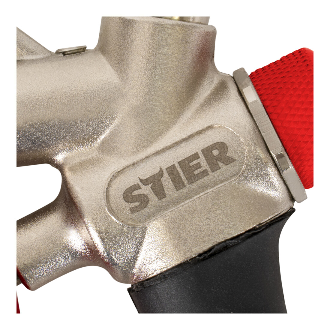 STIER uitblaaspistool met verwisselbare nippel en FlowControl